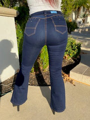 Ornella Bell Bottom Booty Lifter Classic Jeans