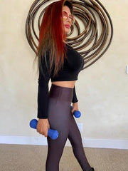 Charlotte Red Passion leggings - Anti-Celulite